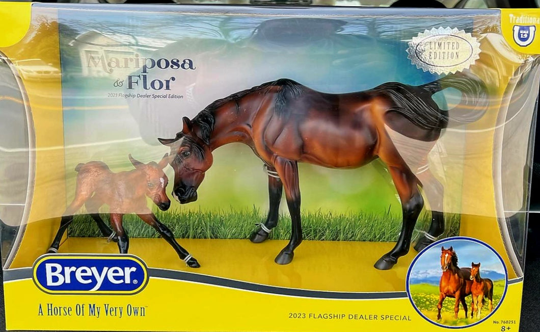 Breyer 2023 Flagship Horse Mariposa & Flor #760251