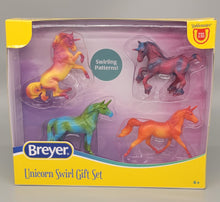 Load image into Gallery viewer, Breyer Horses Stablemates Unicorn Swirl Gift Set | 4 Unicorn #6912
