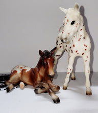 Load image into Gallery viewer, Breyer #1437 Apoloosa Twin Foals Ashley and Amber
