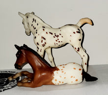 Load image into Gallery viewer, Breyer #1437 Apoloosa Twin Foals Ashley and Amber
