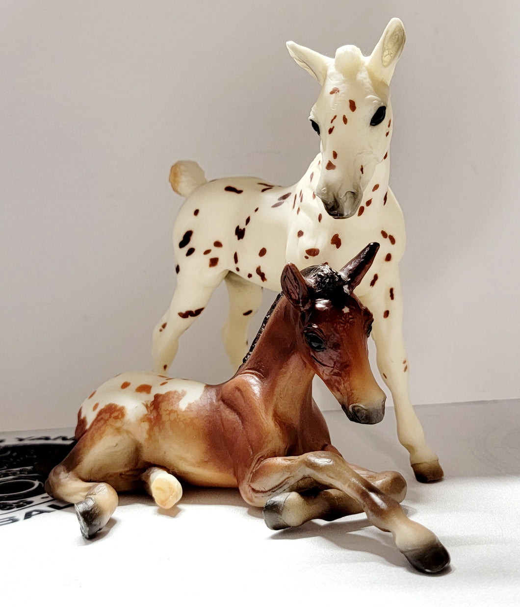 Breyer #1437 Apoloosa Twin Foals Ashley and Amber