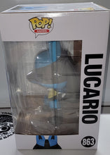 Load image into Gallery viewer, Funko POP! Jumbo 10&quot; Pokemon Lucario #863 TARGET CON 2022 EXCLUSIVE
