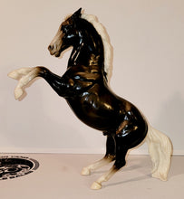 Load image into Gallery viewer, Breyer #34 Glossy Charcoal King, the Fighting Stallion
