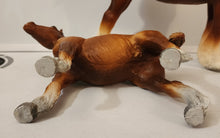 Load image into Gallery viewer, Breyer Clydesdale Mare and Chalky Foal #83 #84

