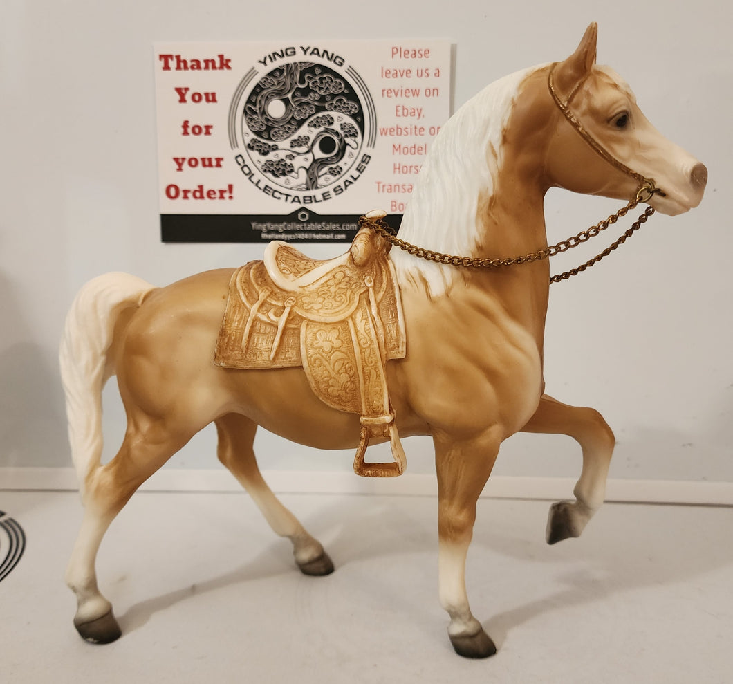 Breyer Cheyenne #112 Western Prancing Horse Palomino