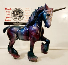 Load image into Gallery viewer, Breyer Altair Holiday Unicorn Classic Draft 2022
