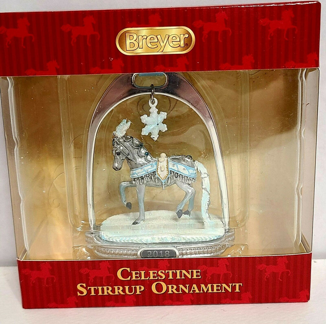 Breyer Celestine 2018 Holiday Horse Stirrup Ornament Holiday Ornament