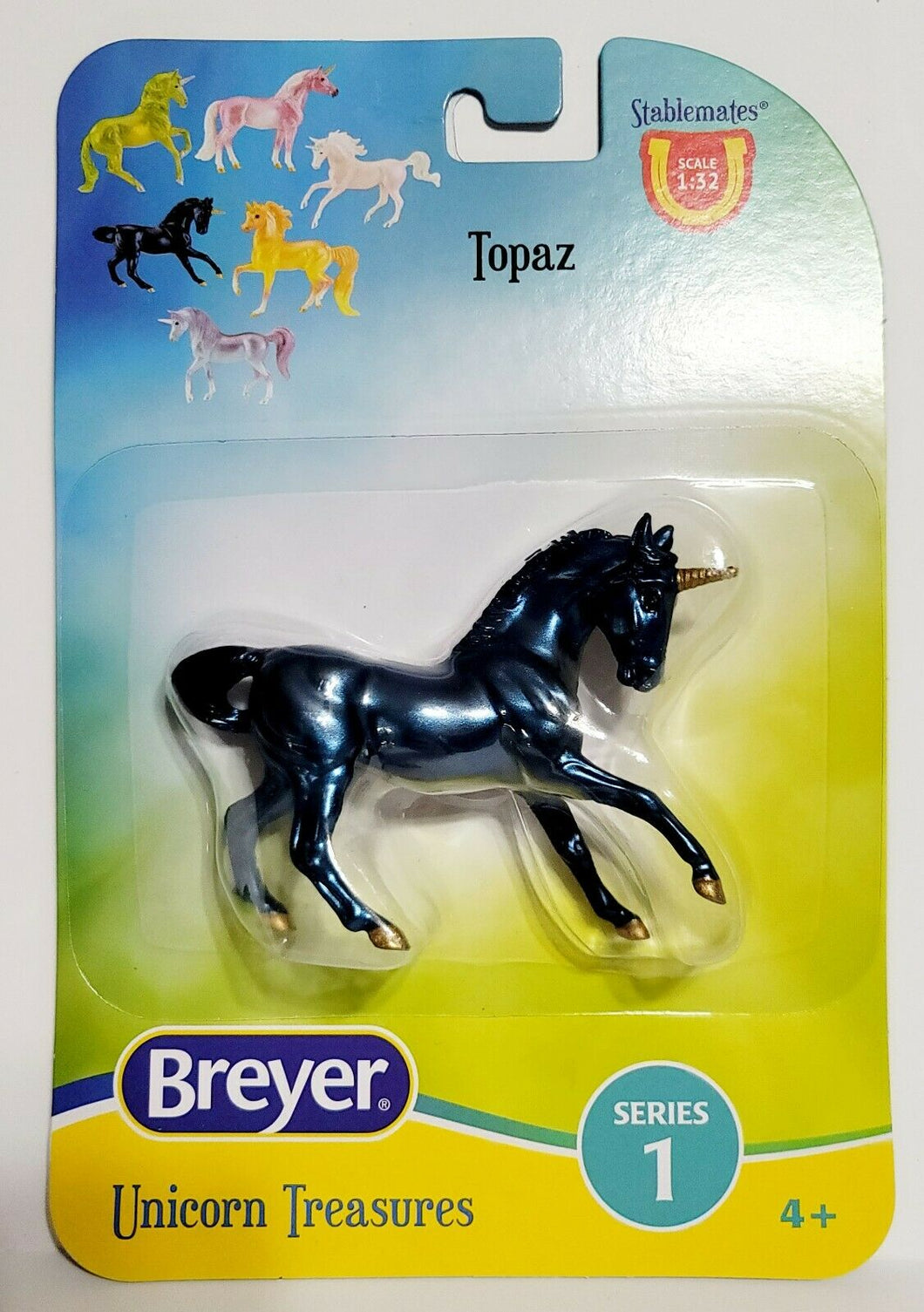 New for 2021 Breyer Stablemates Unicorn Treasures Topaz Cantering Warmblood