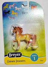 Load image into Gallery viewer, NEW FOR 2021 Breyer unicorn treasures series 1 citrine
