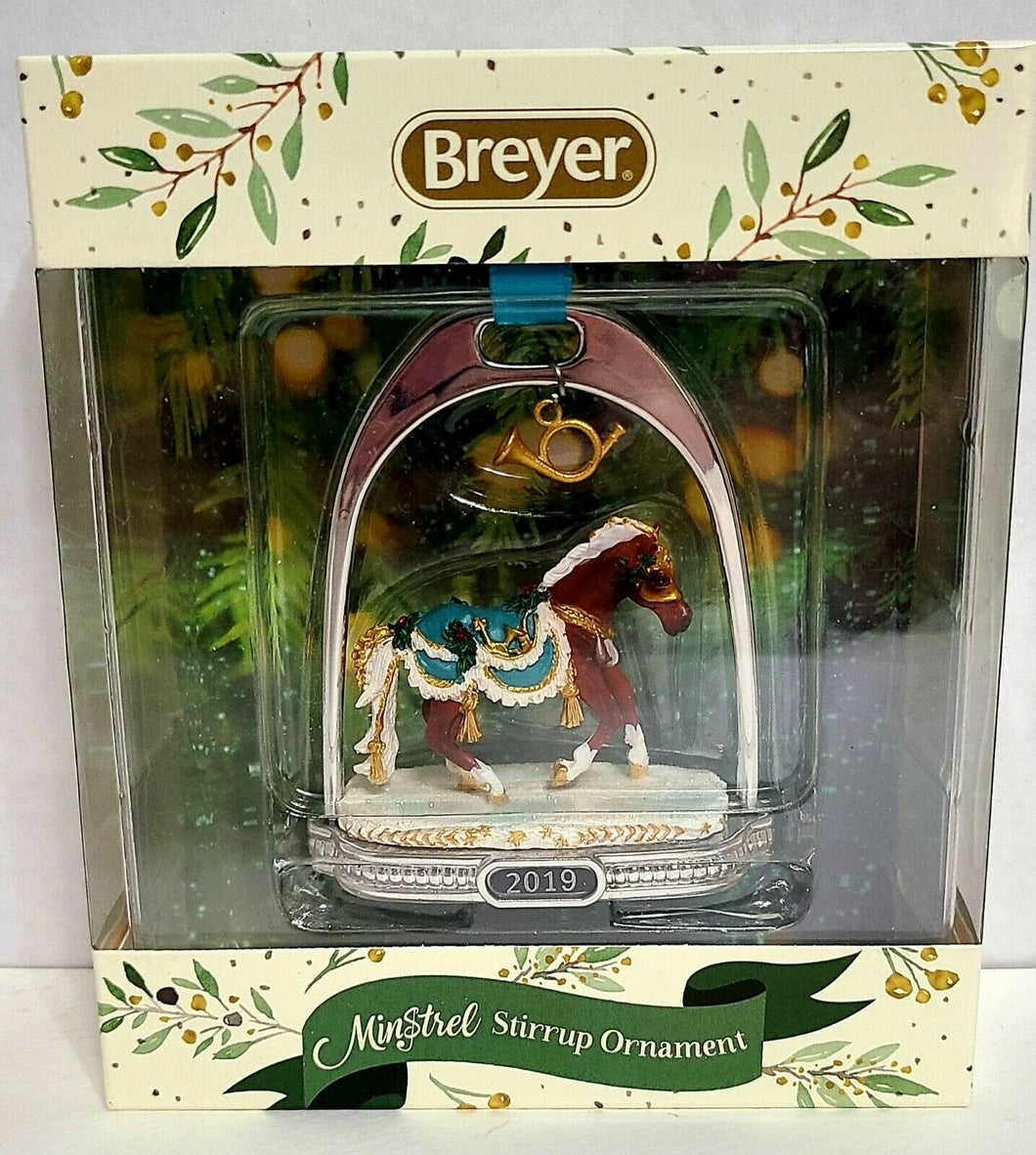 Breyer Horse 2019 New. Minstrel Stirup Ornament. Holiday Line.
