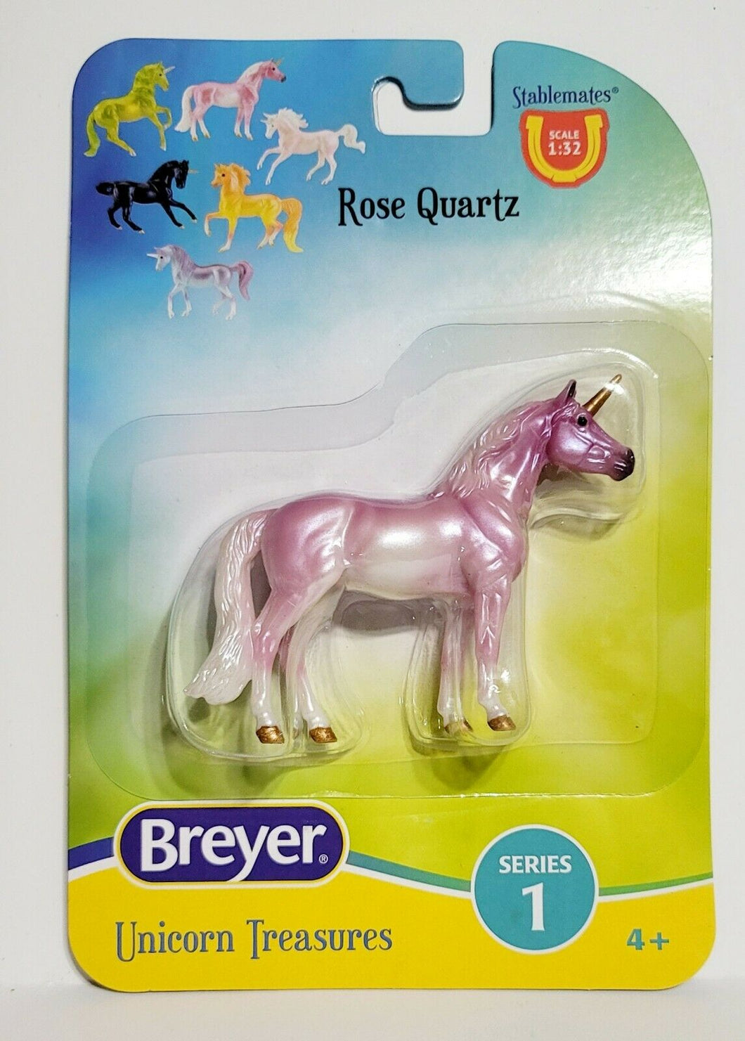 New for 2021 Breyer Stablemates Unicorn Treasures Rose Quartz Warmblood