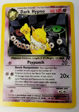 Load image into Gallery viewer, Dark Hypno- 9/82 -Team Rocket - Pokemon Holo Rare Card NM/Mint - small scratch
