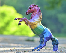 Load image into Gallery viewer, Breyer Horse JEWELS Fall Rainbow Decorator Glossy 1866 Fighting
