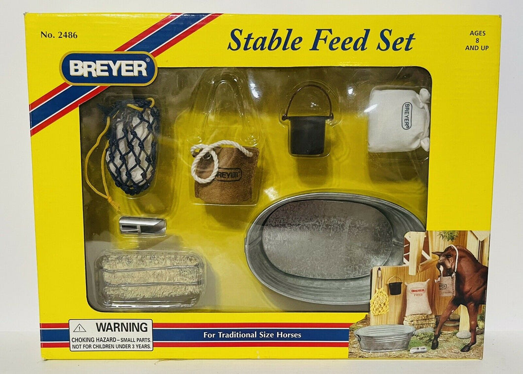 NIB Breyer Stable Feed Accessory Set Traditional 1:9 Scale - #2486