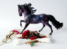 Load image into Gallery viewer, Breyer #700105 Della Robbia Renaissance 2005 Holiday Horse Christmas Andalusian
